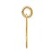 14K Yellow Gold Sweet 16 Charm Birthday FindingKing Jewerly 20mm x 11mm